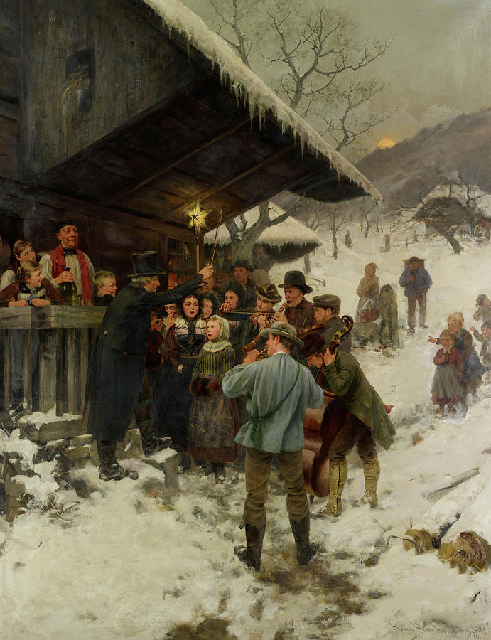 Weihnachtssingen im Reidermoos 1887