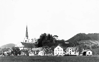 Usserdorf 1900 Blick vom Bahnhof aus 