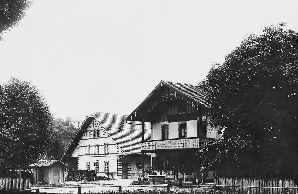 Gasthaus zur Eisenbahn 1915 